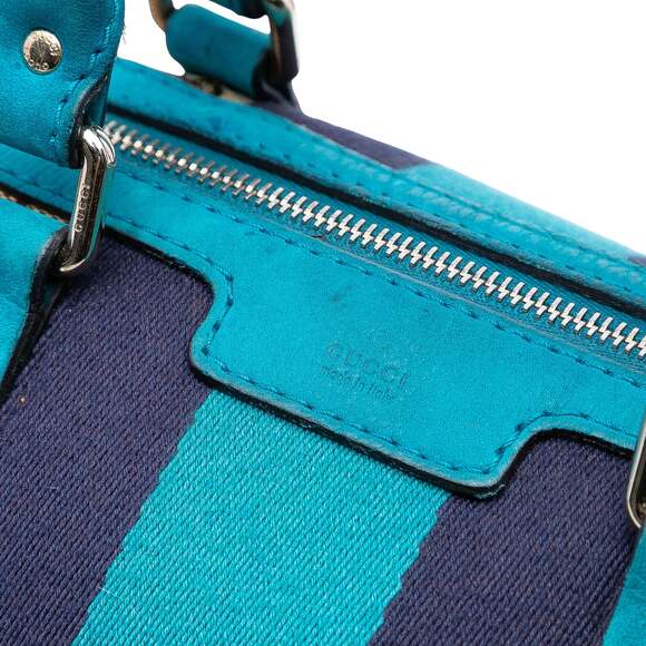 Gucci Vintage Web Boston Bag Gg Canvas #221911G79B - Picture 7 of 9